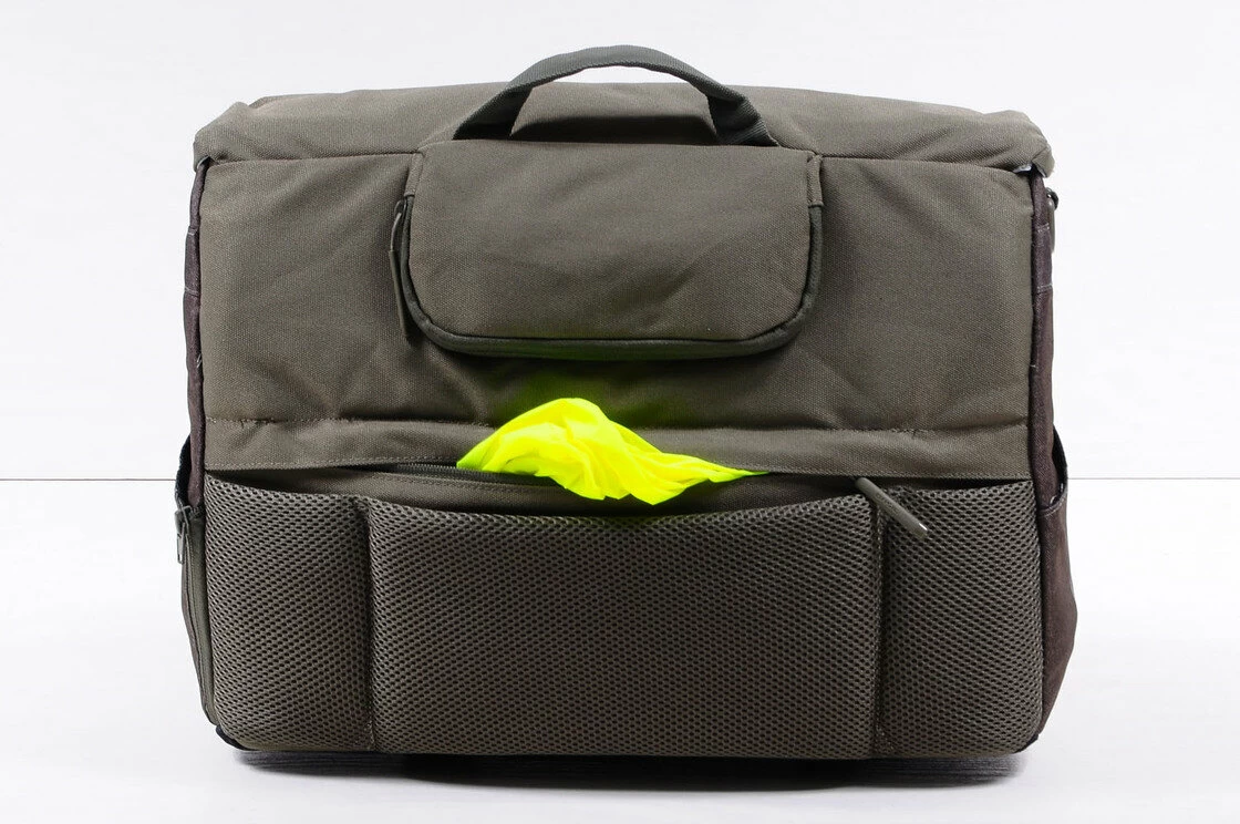 Sakwa rowerowa na laptopa Basil B-Safe Commuter Nordlicht Zielona