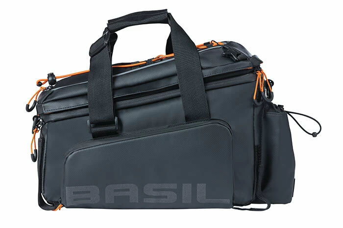 Sakwa rowerowa na tylny bagażnik Basil Miles Pro Czarny (tarpaulin)