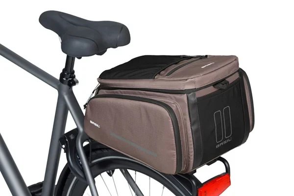 Sakwa rowerowa na tylny bagażnik Basil Move 10-26L MIK 2.0 Brown