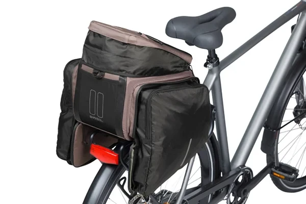 Sakwa rowerowa na tylny bagażnik Basil Move 10-26L MIK 2.0 Brown