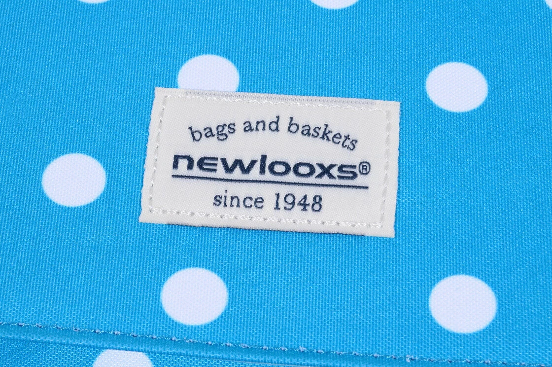 Sakwa rowerowa New Looxs Jive Polka  Polka Blue