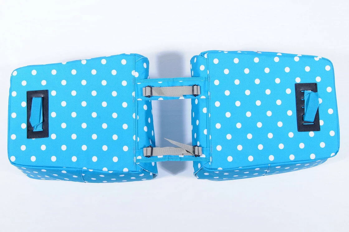 Sakwa rowerowa New Looxs Jive Polka  Polka Blue