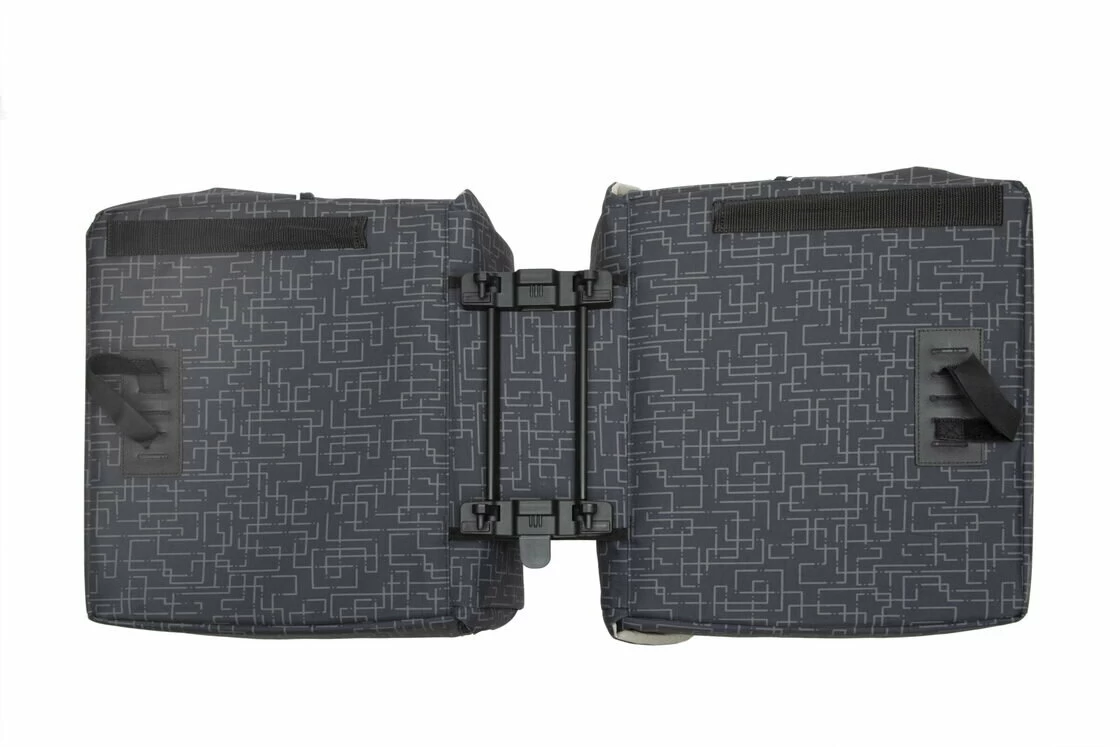 Sakwa rowerowa New Looxs Mondi Joy Ivy Double RackTime Czarny
