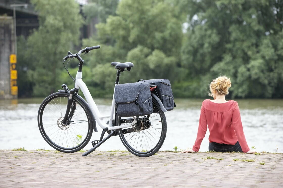Sakwa rowerowa New Looxs Mondi Joy Ivy Double RackTime Orzech