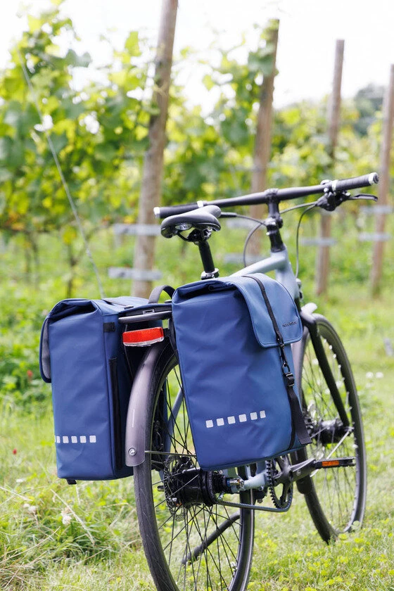 Sakwa rowerowa New Looxs Odense Double 39L MIK 2.0 Niebieski