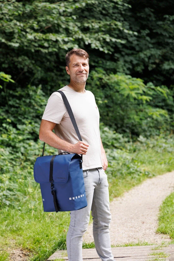 Sakwa rowerowa New Looxs Odense torba na ramię Niebieski