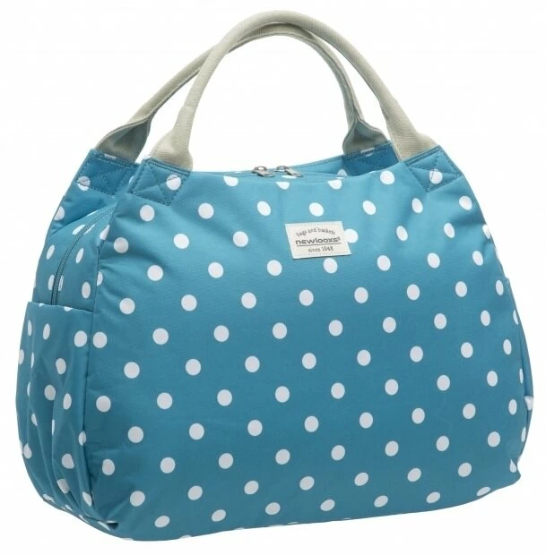 Sakwa rowerowa New Looxs Tosca Midi Polka Polka River Blue