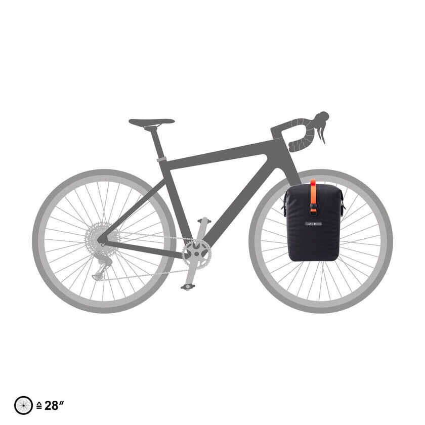 Sakwa rowerowa Ortlieb Gravel Pack Black Mat QL3.1 14.5L