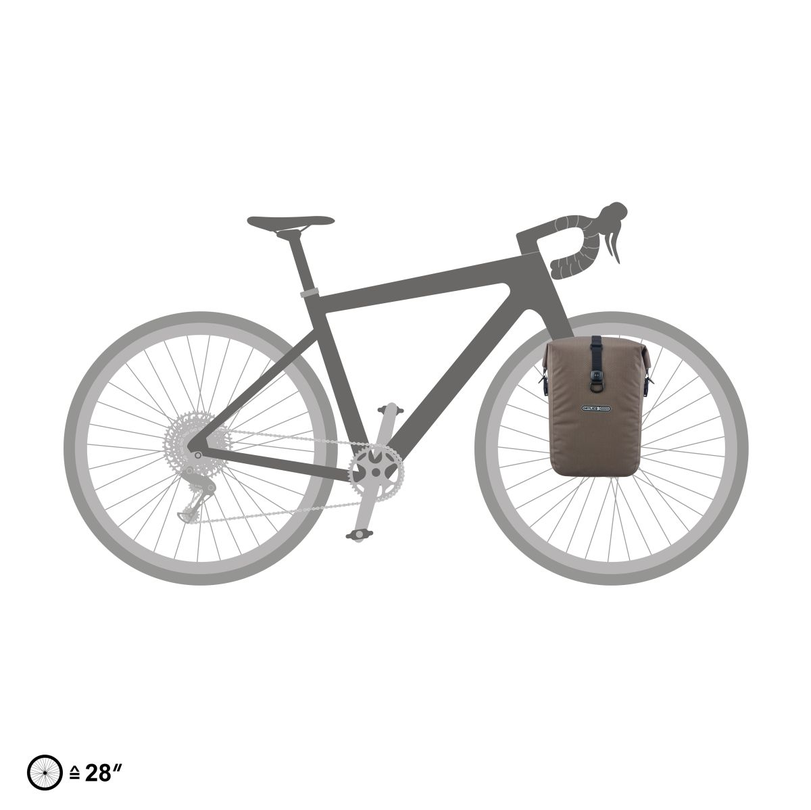 Sakwy rowerowe Ortlieb Gravel-Pack QL2.2 29 l Brązowy