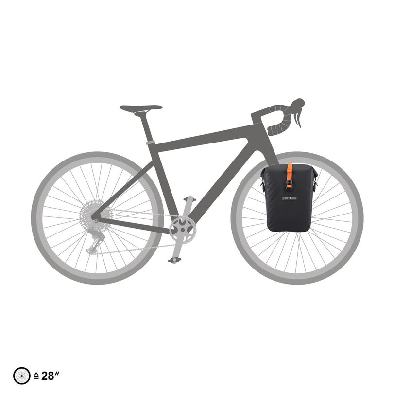 Sakwy rowerowe Ortlieb Gravel-Pack QL2.2 29 l Czarny