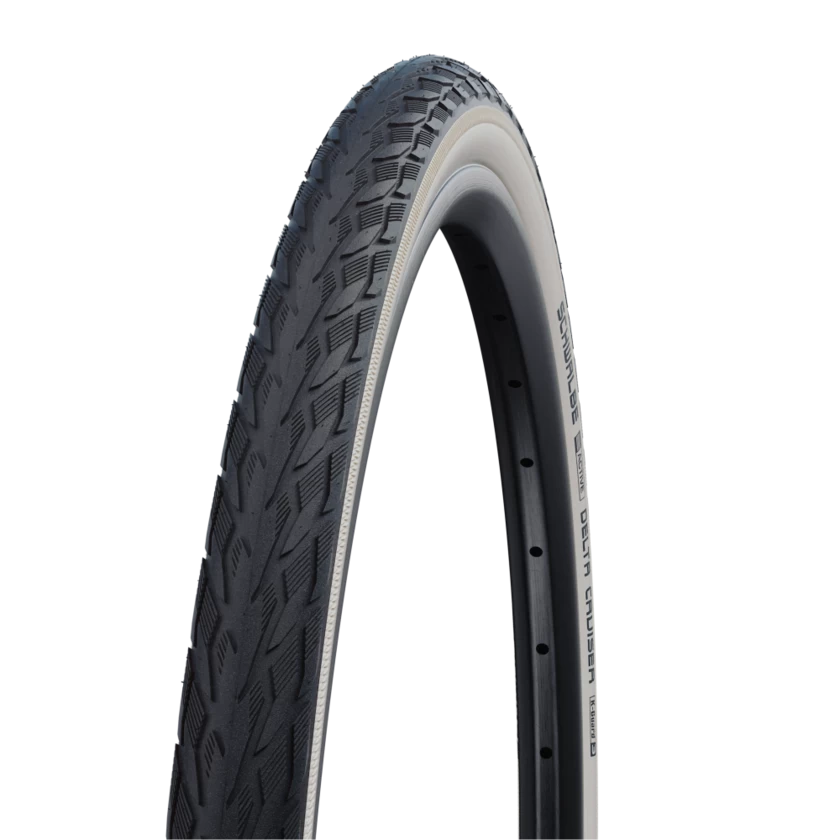 Schwalbe Delta Cruiser Biały Profil 24 x 1 3/8 (37-540)