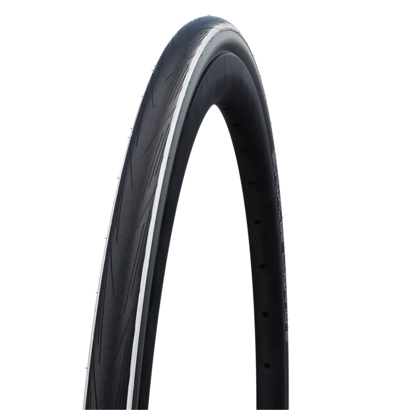 Schwalbe Lugano II Biały pasek 700x25C (25-622)