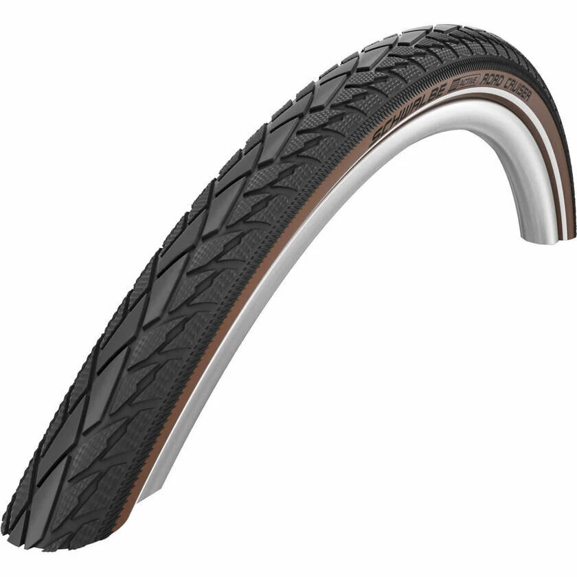 Schwalbe Road Cruiser Brązowy bok 28 x 1.75 (47-622) Reflex