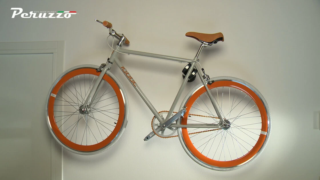 Ścienny uchwyt na rower Peruzzo Cool Bike Przeźroczysty