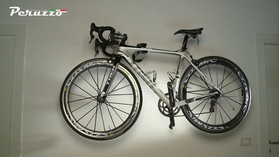 Ścienny uchwyt na rower Peruzzo Cool Bike Przeźroczysty