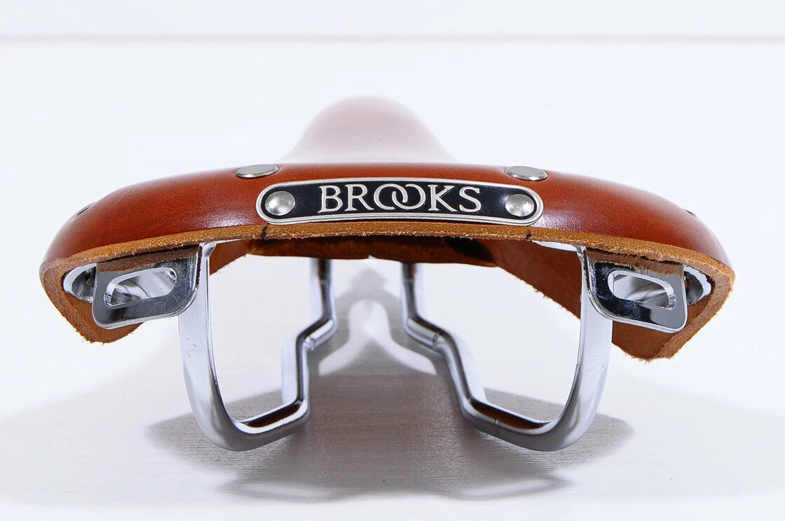 Siodełko Brooks B15 Swallow Chrome miodowy
