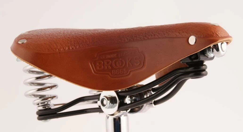 Siodełko Brooks B66 S brązowe