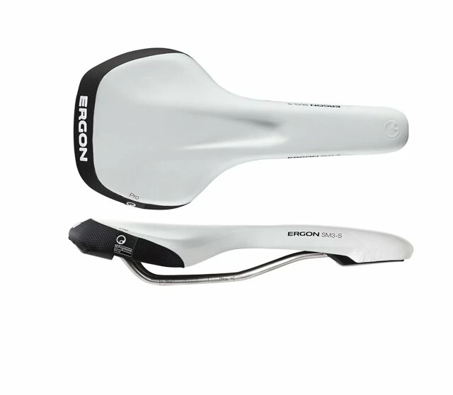 Siodełko rowerowe ERGON SM3 Pro - białe Rozmiar S