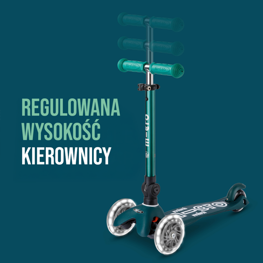 Składana hulajnoga dla dzieci Micro Mini ECO LED