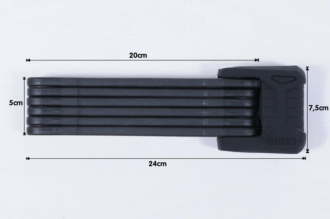 Składane zapięcie rowerowe Abus Bordo Granit 6500 Długość: 110 cm