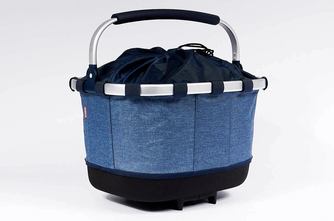 Składany kosz rowerowy KLICKfix Carrybag GT Twist Blue - Uniklip