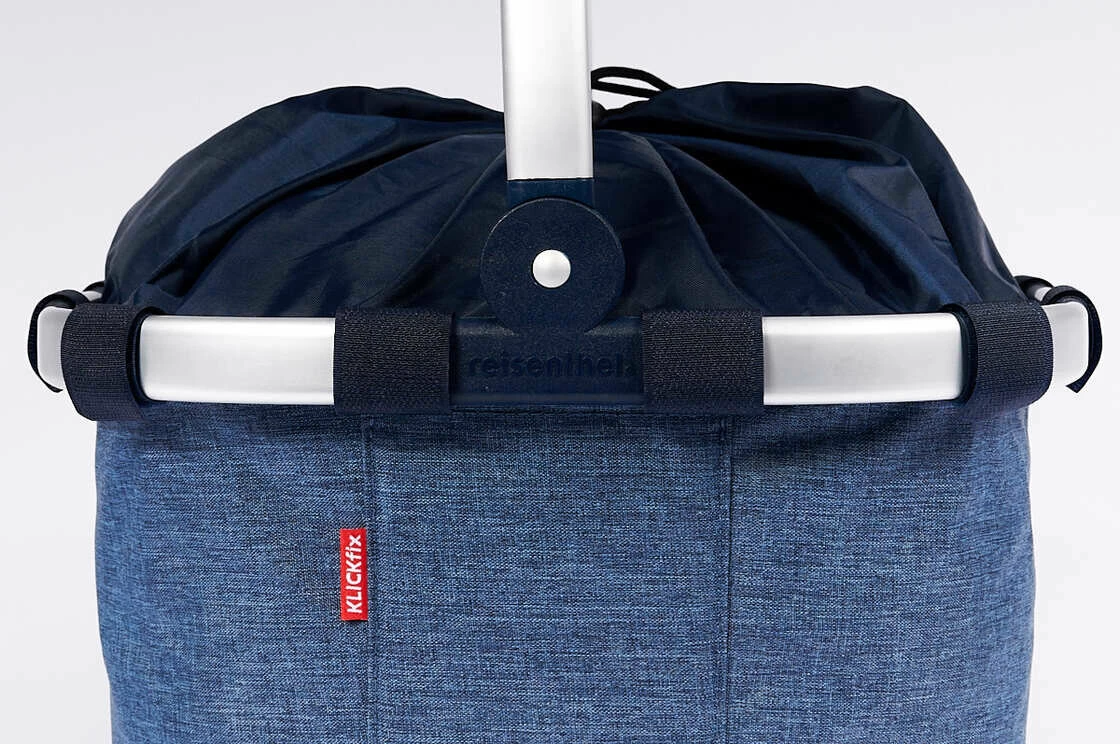 Składany kosz rowerowy KLICKfix Carrybag GT Twist Blue - Uniklip