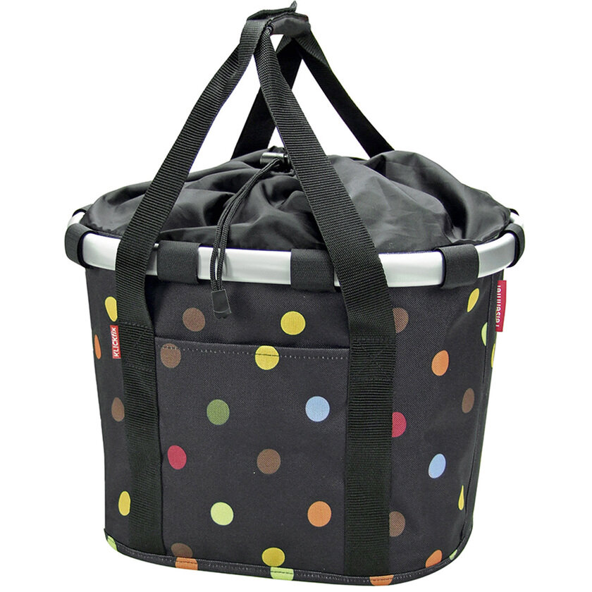Składany koszyk rowerowy KlickFix Bike Basket Dots