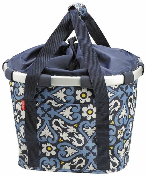 Składany koszyk rowerowy KlickFix Bike Basket Floral 