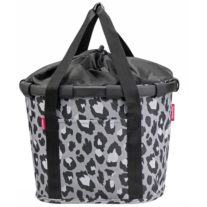 Składany koszyk rowerowy KlickFix Bike Basket Leo nero