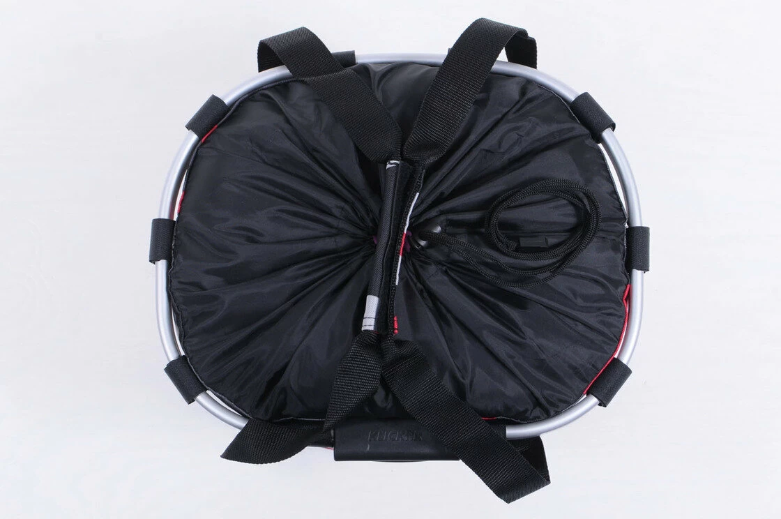 Składany koszyk rowerowy KlickFix Bike Basket Rings