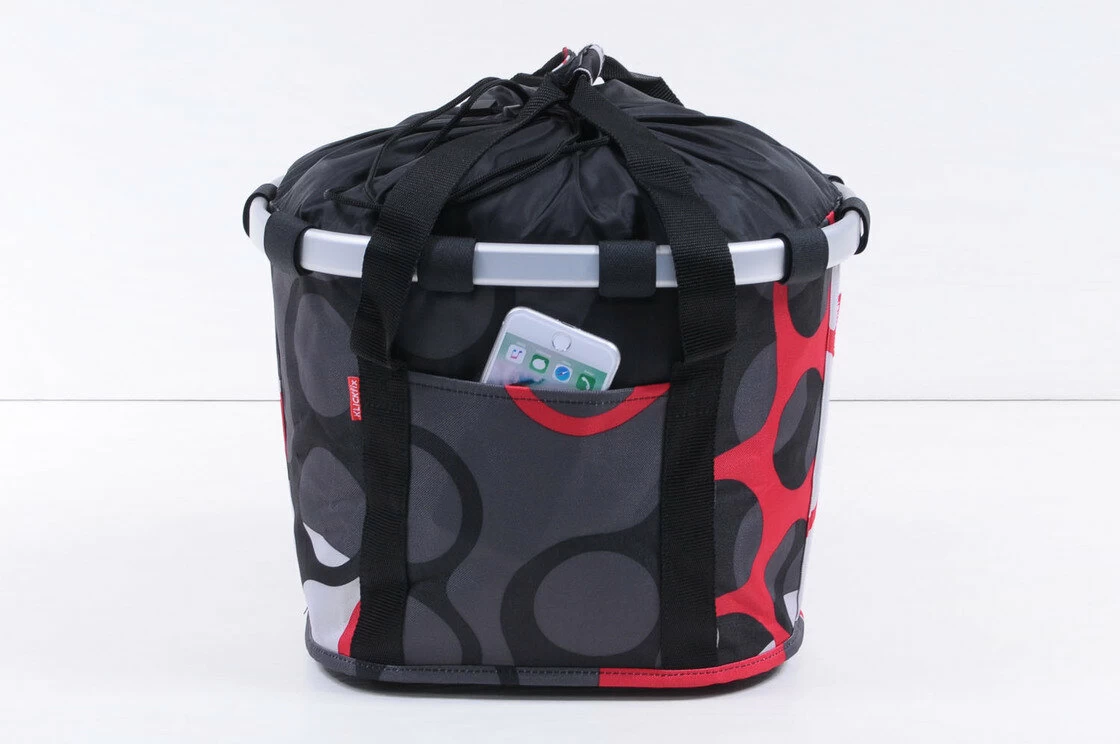 Składany koszyk rowerowy KlickFix Bike Basket Rings