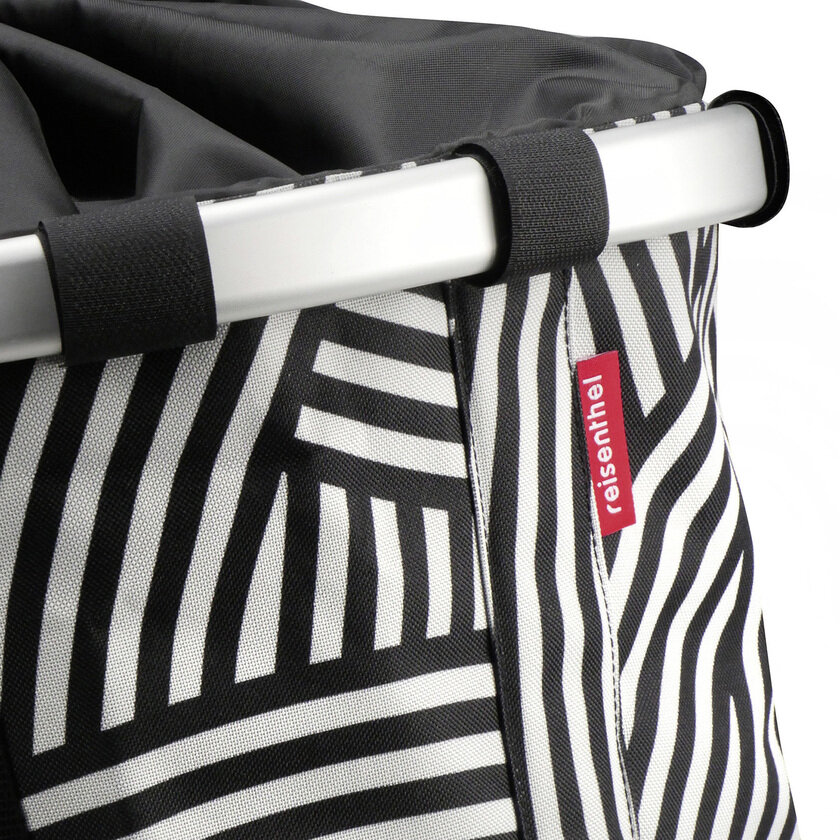 Składany koszyk rowerowy KlickFix Bike Basket Zebra