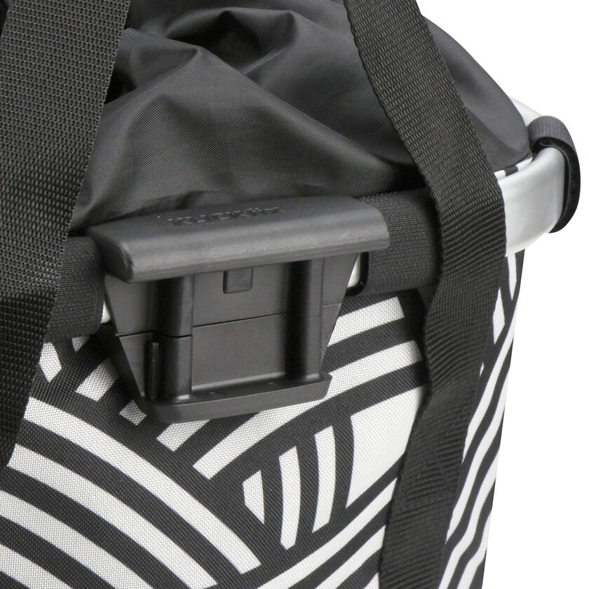 Składany koszyk rowerowy KlickFix Bike Basket Zebra