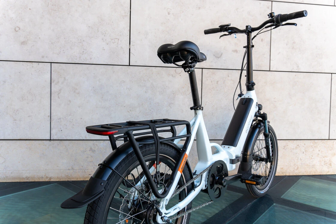 Składany rower elektryczny Ecobike Rhino Biały