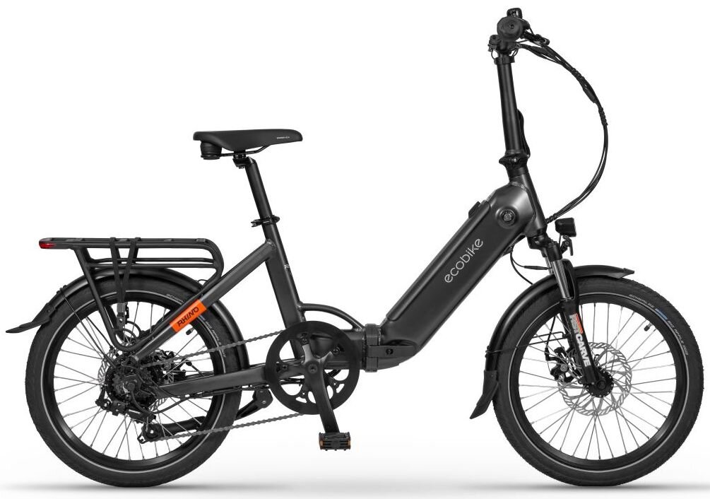 Składany rower elektryczny Ecobike Rhino Czarny