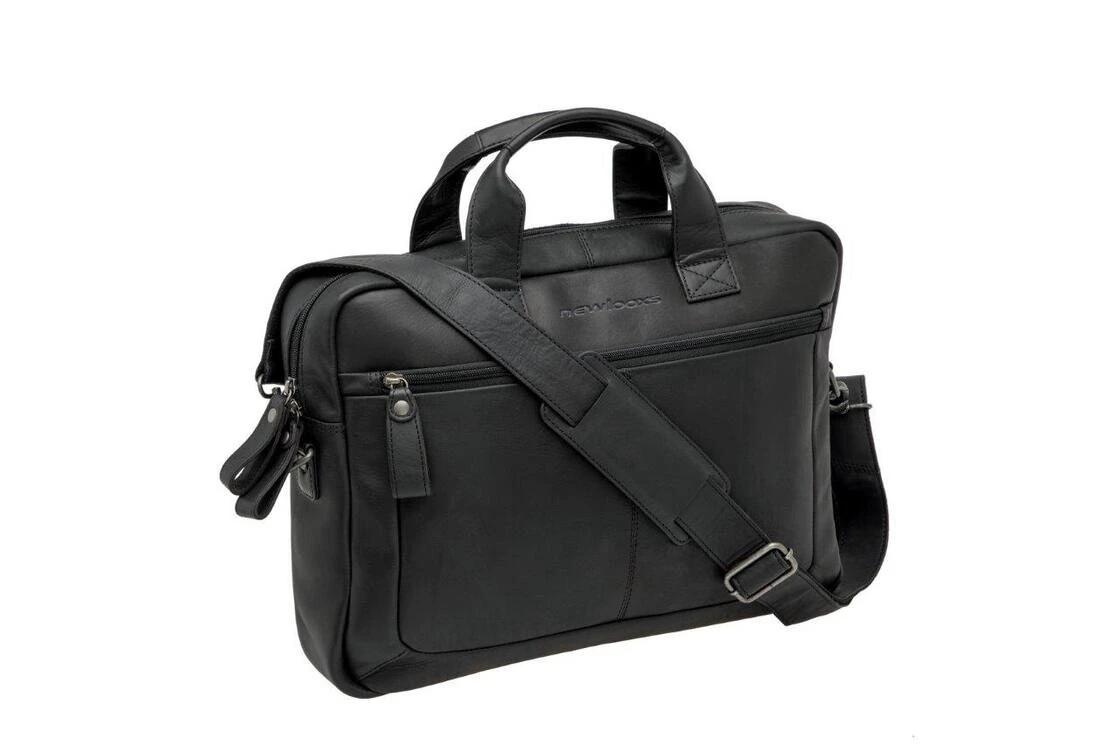 Skórzana torba na laptopa 15" New Looxs Luko 7.5L Black