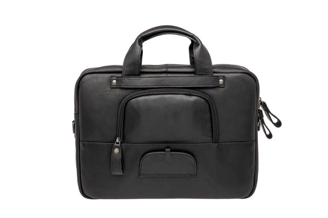 Skórzana torba na laptopa 15" New Looxs Luko 7.5L Black