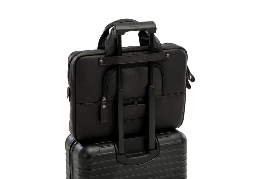 Skórzana torba na laptopa 15" New Looxs Luko 7.5L Black