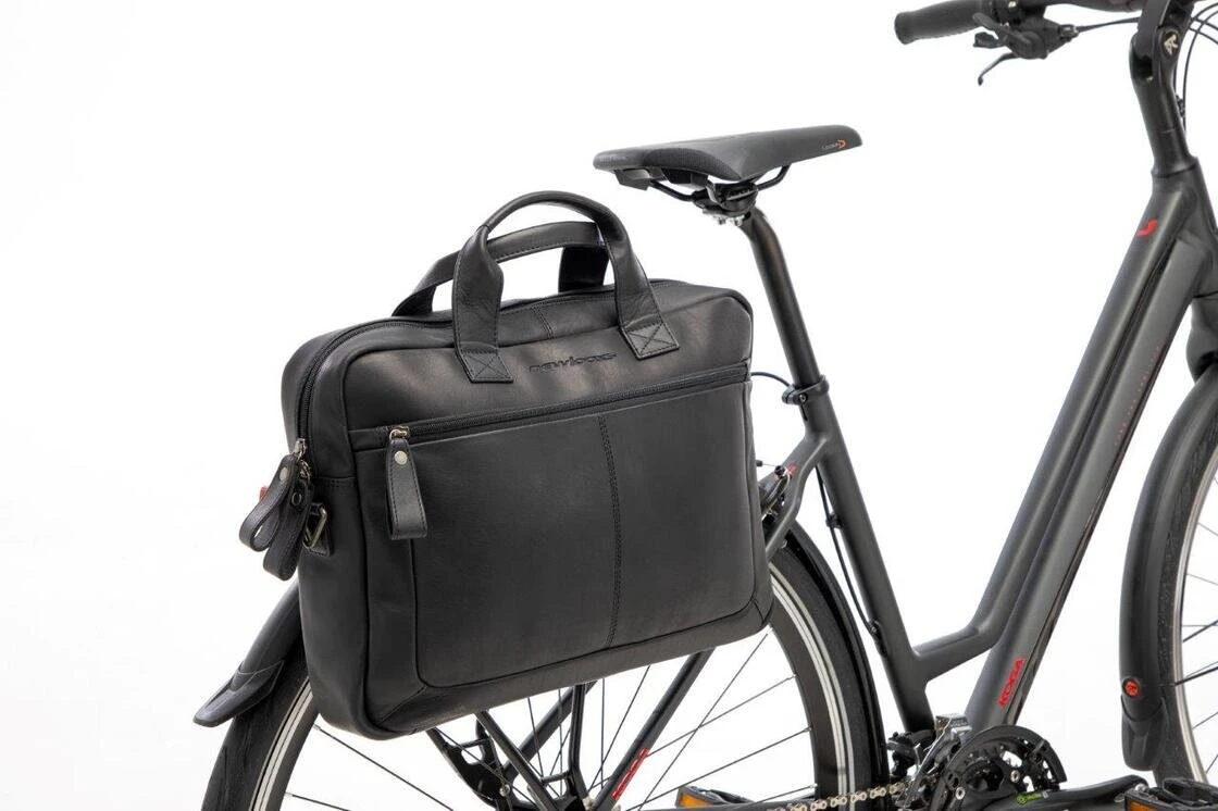 Skórzana torba na laptopa 15" New Looxs Luko 7.5L Black