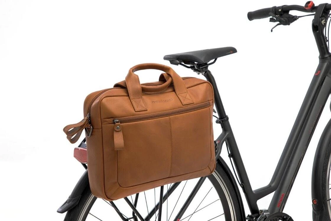 Skórzana torba na laptopa 15" New Looxs Luko 7.5L Cognac
