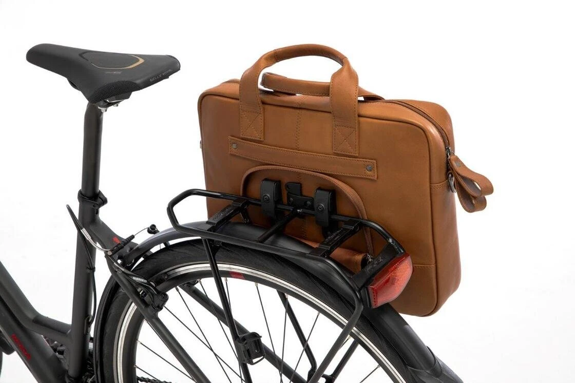 Skórzana torba na laptopa 15" New Looxs Luko 7.5L Cognac