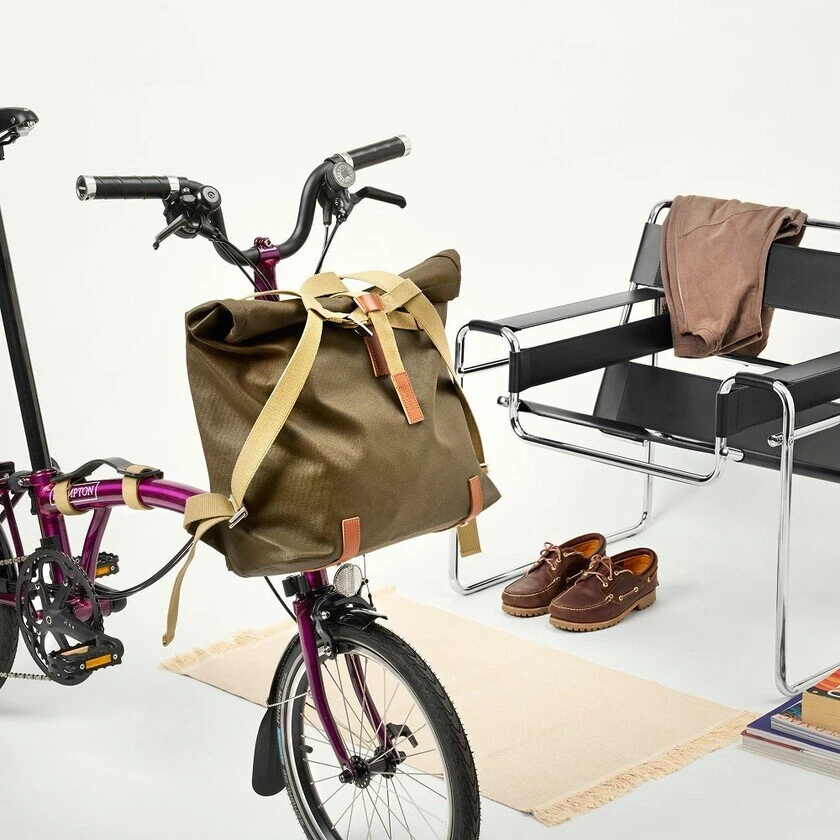 Skórzana torba rowerowa Brooks Pickwick Porter – kompatybilna z Brompton