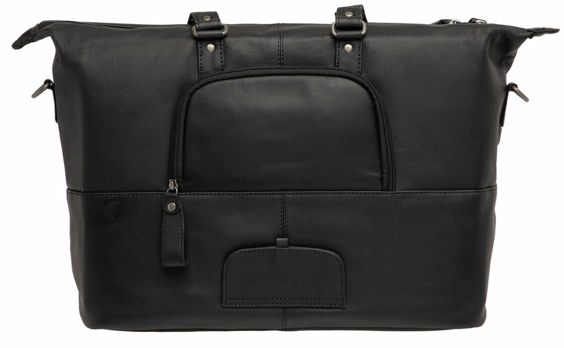 Skórzana torba rowerowa na laptop New Looxs Verla 21L Czarny
