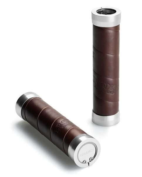 Skórzane chwyty kierownicy Brooks Slender 130/130 Antique Brown