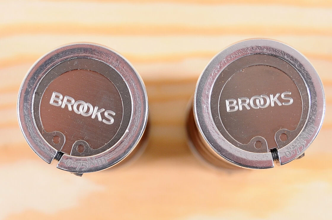 Skórzane chwyty kierownicy Brooks Slender 130/130 Antique Brown