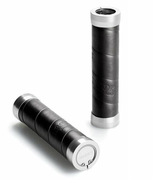 Skórzane chwyty kierownicy Brooks Slender 130/130 Black