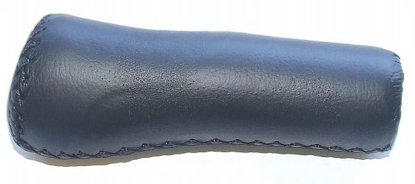Skórzany chwyt Gazelle Aero Lewy, z dzwonkiem, 100 mm