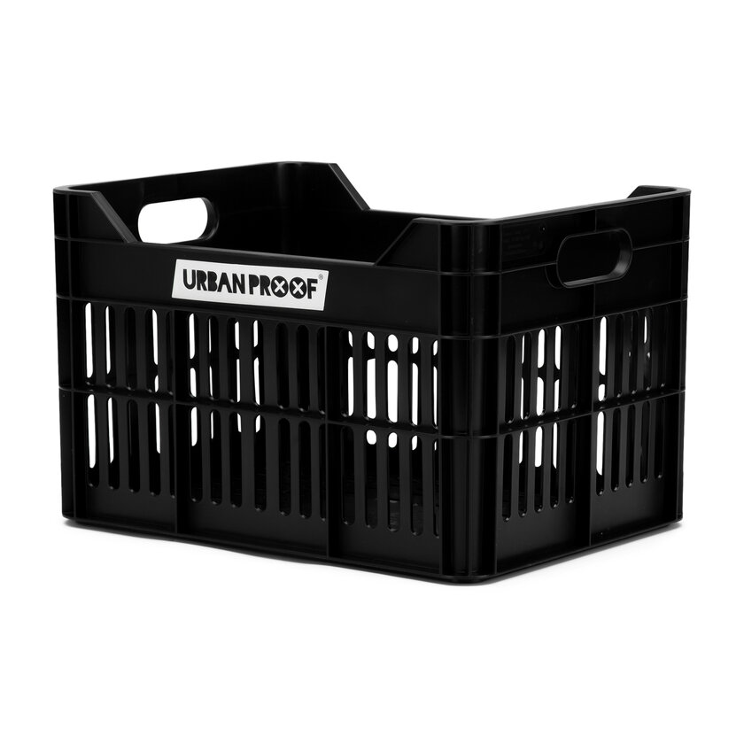 Skrzynia na przedni bagażnik rowerowy Urban Proof Junior Black