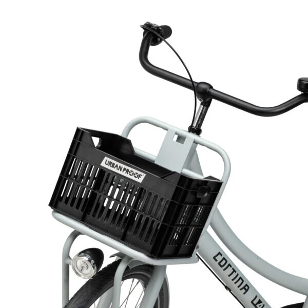 Skrzynia na przedni bagażnik rowerowy Urban Proof Junior Black