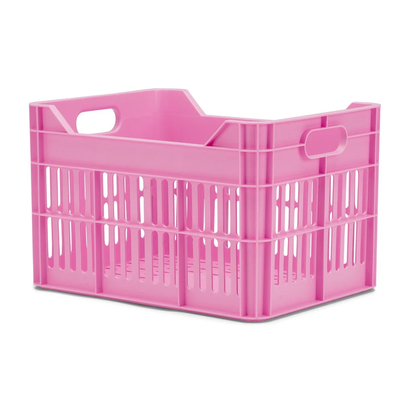 Skrzynia na przedni bagażnik rowerowy Urban Proof Junior Bright Pink